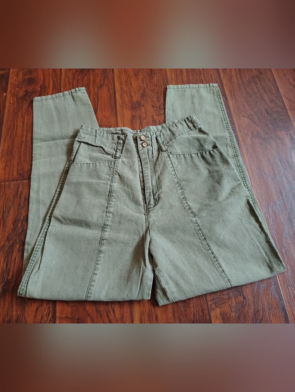Vintage 90s Stefano faded green pants size XS-S